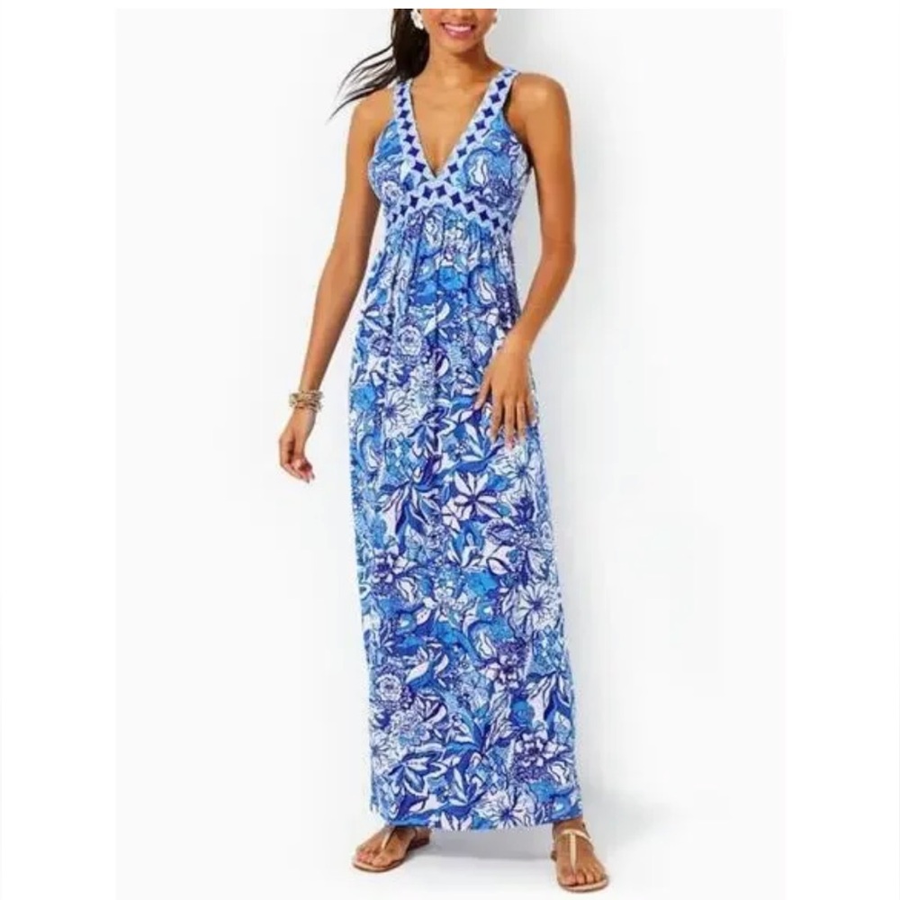 NWT Lilly Pulitzer Sarena V-neck Maxi